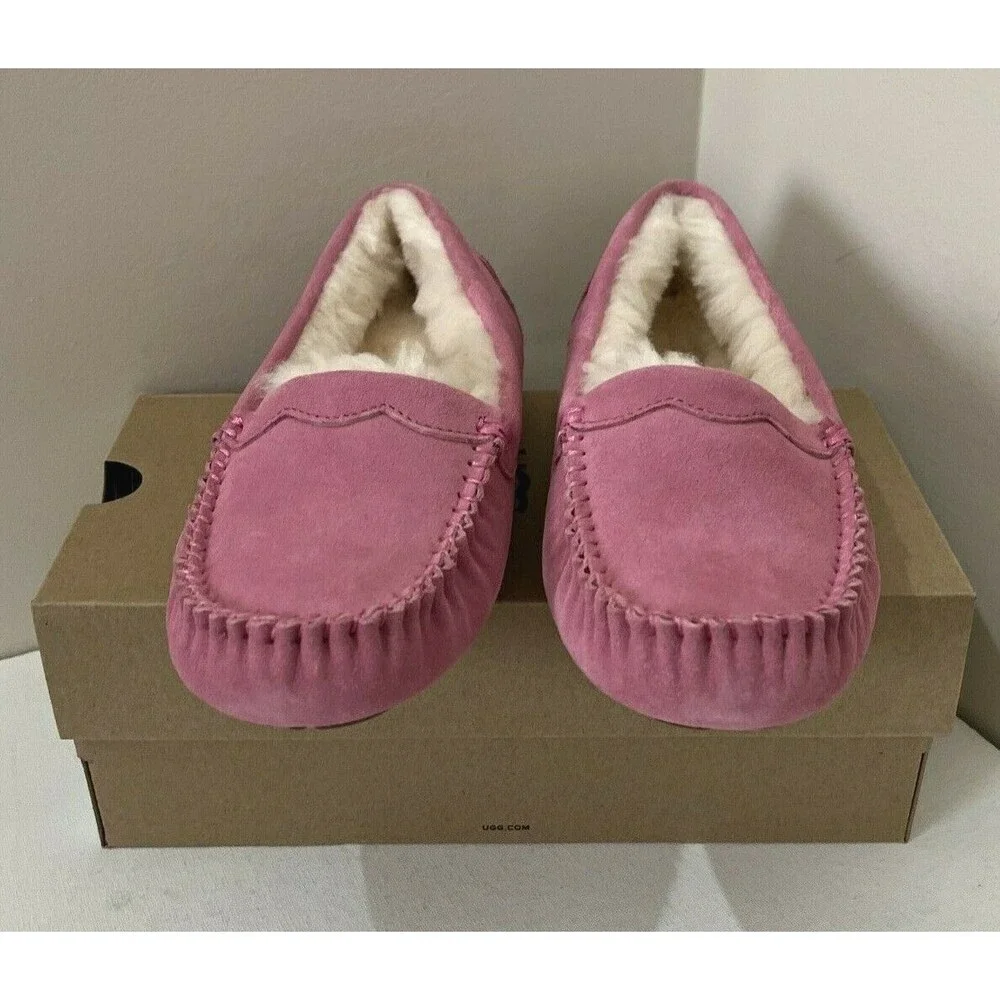 New UGG Scalloped Women Fashion Moccasin Slippers US Size 6 Wildflower - Picture 7 of 8